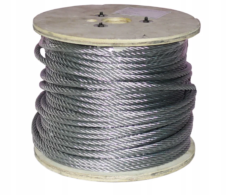 Канат стальной ГОСТ 2688-80 ЛК-Р 27,0 мм 6х19 светлый