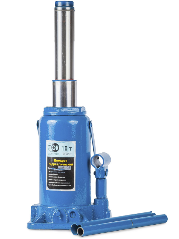 Домкрат гидравлический телескопический TOR ДГТ-12 г/п 12 т, 2 ур 