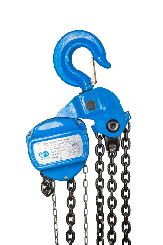 Таль ручная шестеренная TOR ТРШ (C) 10ТХ12М (N) 